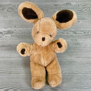 Vintage 1983 GUND Hopstitch Bunny Rabbit 15in Plush Soft Floppy Stuffed Animal
